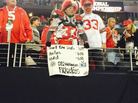 Photo: Ohio State Buckeyes fan disses SEC with brilliant national ...