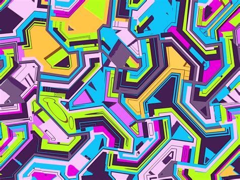 Funky vector pattern by Christos on Dribbble