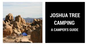 Joshua Tree Camping - A Camper's Guide - Explore Outdoors HQ