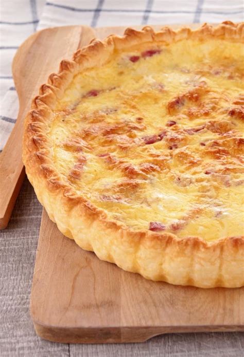 Cómo hacer una quiche de jamón y queso - Fácil