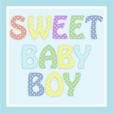 Baby Boy Announcement Card Free Stock Photo - Public Domain Pictures