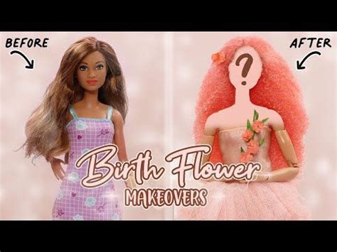 Barbie Birth Flower Doll Makeovers #8: Gladiolus - YouTube in 2022 | Birth flowers, Makeover, Barbie