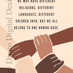 Diversity Inclusion Poster Set of 4 Diversity Poster Classroom, Diversity Wall Art, Classroom ...