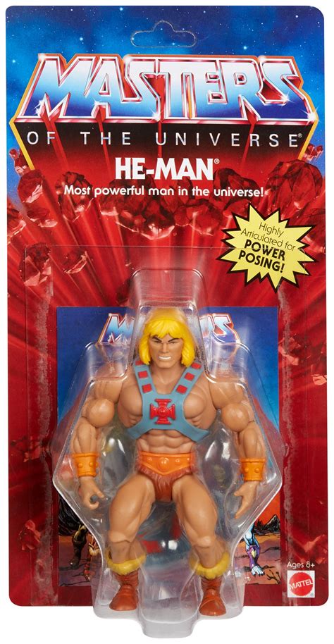 Mattel Is Bringing Back The Original Vintage He-Man Figures Now Packed With Articulation ...