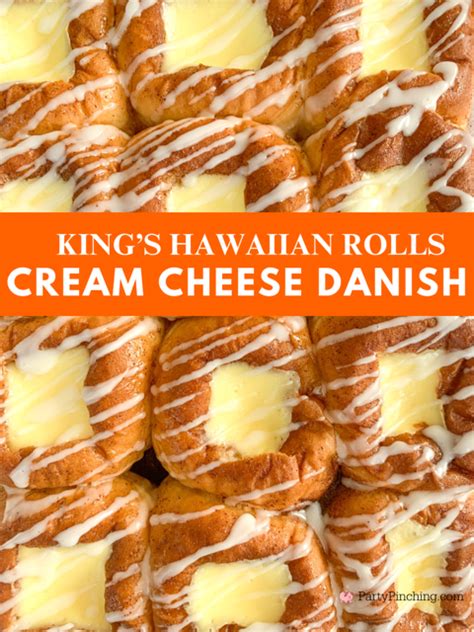 Irresistible Cream Cheese Danish with King's Hawaiian Rolls
