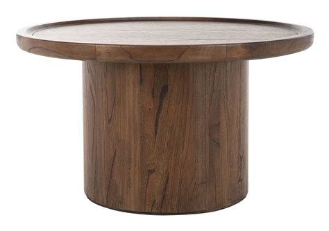 Roxy Round Coffee Table | Pedestal coffee table, Coffee table furniture, Round wood coffee table