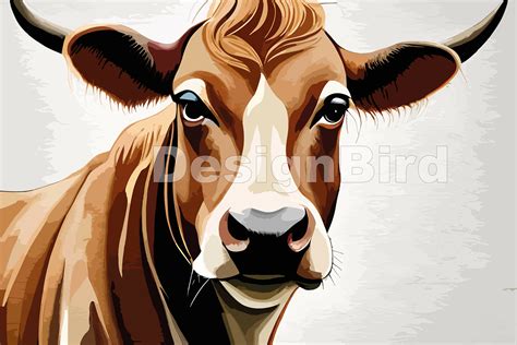 Cow Watercolor Illustration Graphic by Designbird · Creative Fabrica