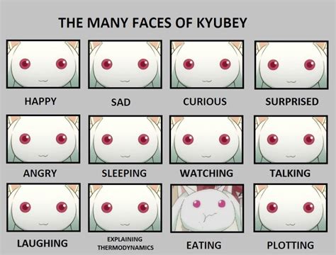 The Many Faces of Kyubey - Puella Magi Madoka Magica Photo (35311544) - Fanpop