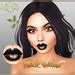 Second Life Marketplace - AseRiz-Lipstick black Widow -Catwa and Omega