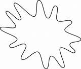 Splat Splats Sketch Coloring Page sketch template