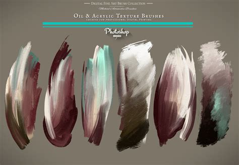ArtStation - MA-BRUSHES - MaxRealistic Photoshop Oil Brushes with Painting Texture