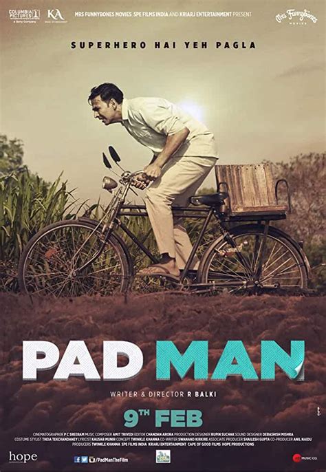 Pad Man (2018) in 2020 | Full movies online free, Free movies online ...