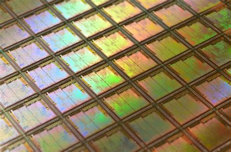 Macro-of-silicon-wafer