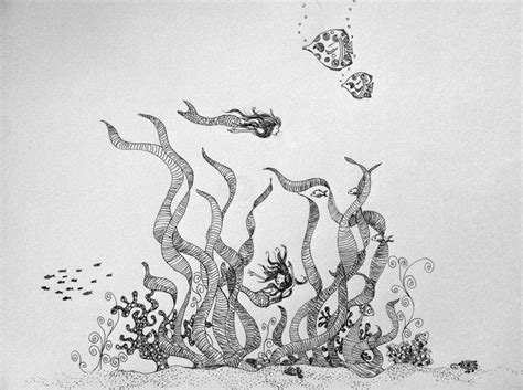 Image result for ink drawing underwater | Underwater tattoo, Sea ...