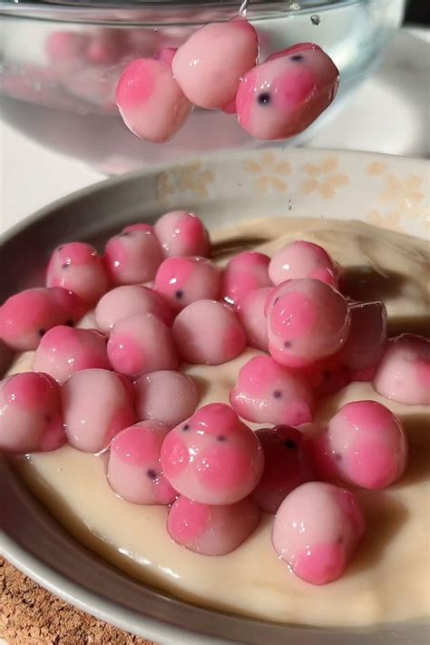 Let's make some Peach Boba in cute piggy shape~ | Recipe | Bubble tea recipe, Food videos ...