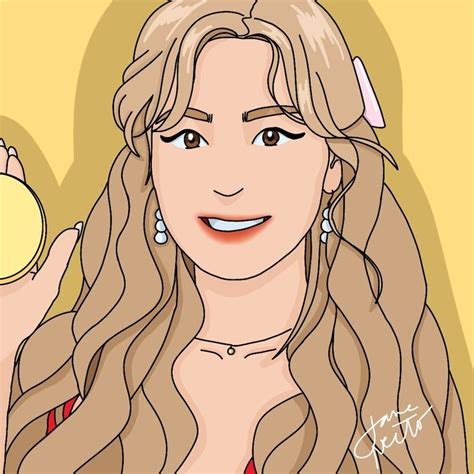 TWICE JIHYO FANART | Aurora sleeping beauty, Fan art, Art style