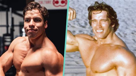 Arnold Schwarzenegger's Son Joseph Baena Shows Off Chiseled Abs & Pecs ...