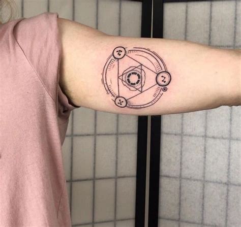 Arcane Circle Tattoo : porterrobinson | Circle tattoo, Circle tattoos, Circle tattoo design