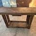 Rustic Narrow Console Table, Entryway Table, Narrow Side Table, Rustic ...