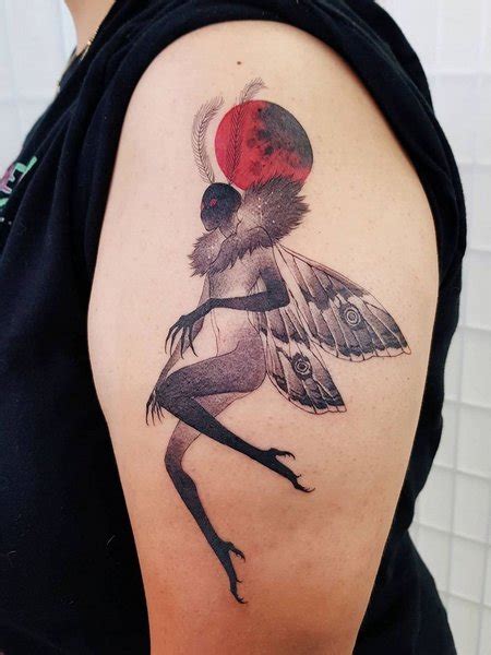 20 Best Mothman Tattoo Ideas For Men And Women - Tattoo Pro