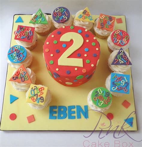 Shapes and Numbers Birthday Cake - Cake by Rose - CakesDecor