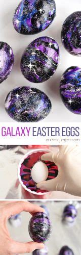 DIY Galaxy Easter Eggs | Nail Polish and Glitter Easter Eggs