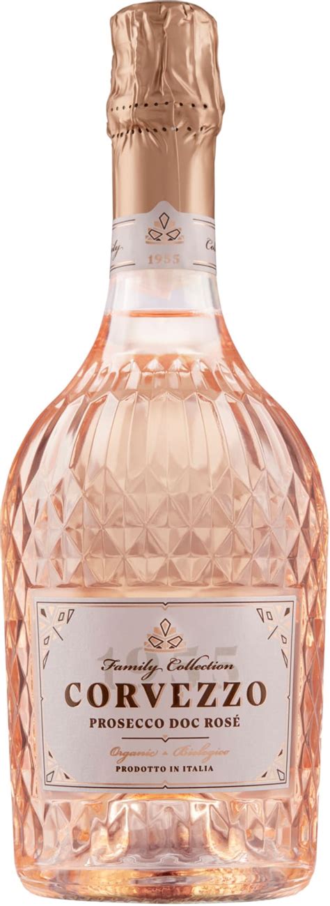 Corvezzo Organic Prosecco Rosé Extra Dry 2020 | Alko