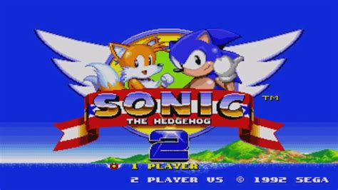 Sonic the Hedgehog 2 (Genesis) - Title Screen [1080p HD] - YouTube