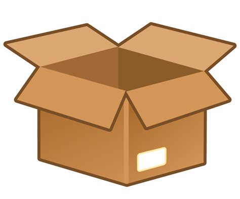 Cardboard box PNG