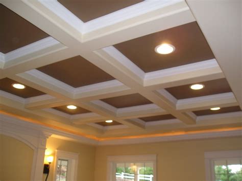 Box Beam Ceiling in white. | House ceiling design, Ceiling design, Master bedroom ceilings