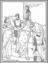 St Joan Of Arc Coloring Page sketch template