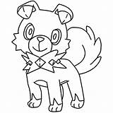 Rockruff coloring page By Bellatrixie White On DeviantArt sketch template