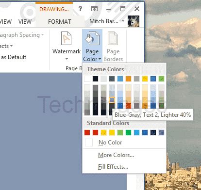 Word 365: How to Set Background - Technipages