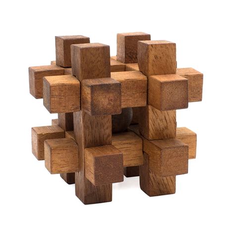 Wood 6 Piece Wooden Cube Puzzle Solution - Buy wooden jigsaws & puzzles ...