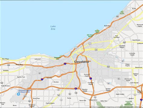 Cleveland Ohio Map - GIS Geography