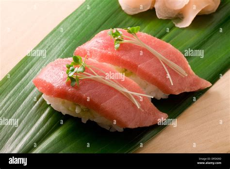 Fatty Tuna, Sushi Stock Photo - Alamy