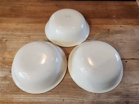 Set of 6 Vintage Corelle 18 Oz Soup / Cereal Bowls. Beige With - Etsy