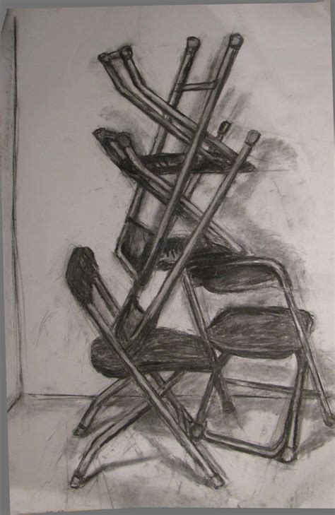 Stacked Chairs by rachelo on DeviantArt