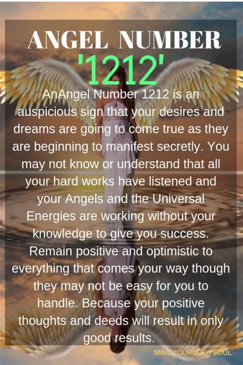 1212 Angel Number Meaning: Your Dreams Are Beginning To Manifest Secretly | Angel number ...