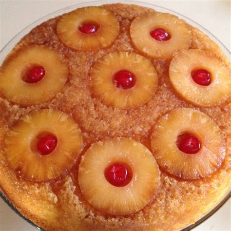 Pineapple Upside Down Cake made in cast iron skillet - delicious ...