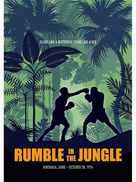 'Rumble in the Jungle - Alternative Movie Poster' Photographic Print by ...