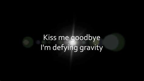 Idina Menzel - Defying Gravity (lyrics on screen) - YouTube