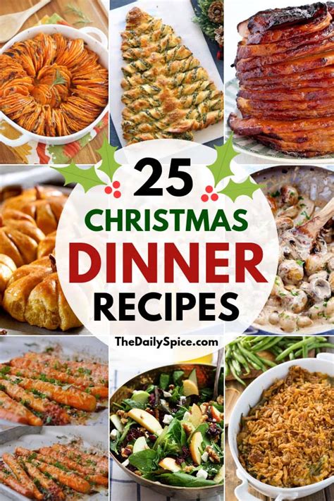 25 Delicious Christmas Dinner Recipes: Dinner Ideas - The Daily Spice