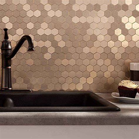 SISA Wall Cladding Hexagon Shape Designer Glass Mosaic Tile, For ...