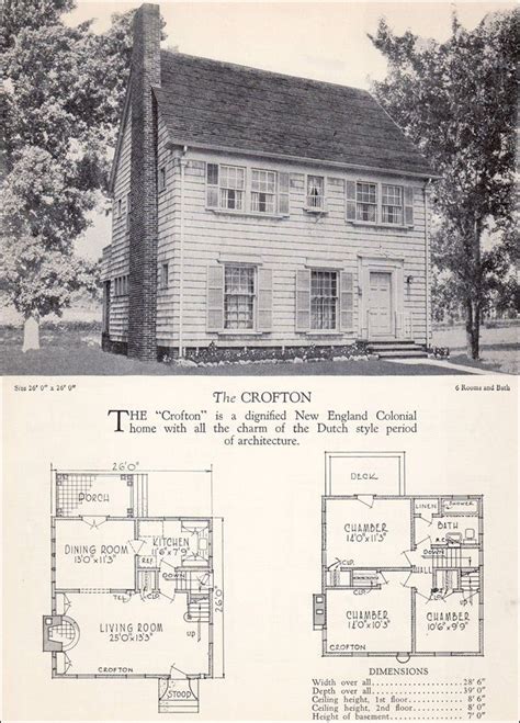 Colonial Revival House Plan - The Crofton - Home Builders Catalog ...