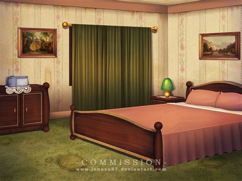 Commission: VN Background - Hotel Room by AvareonArt on DeviantArt