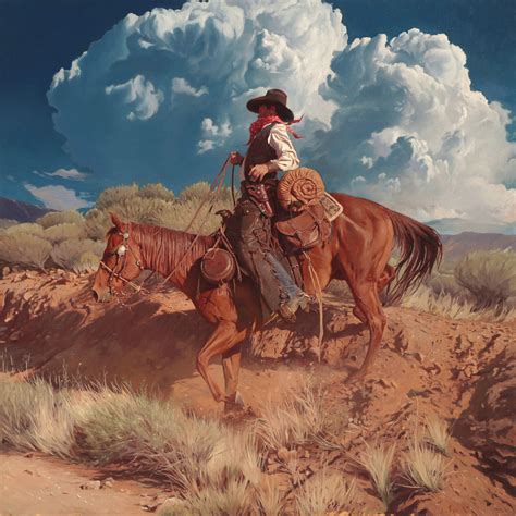 Western Cowboy Landscape Paintings