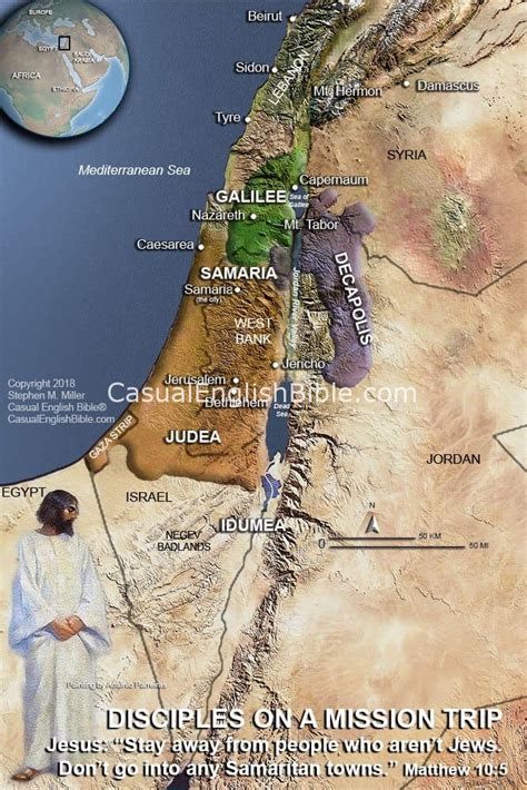 Idumea Maps and Videos - Casual English Bible