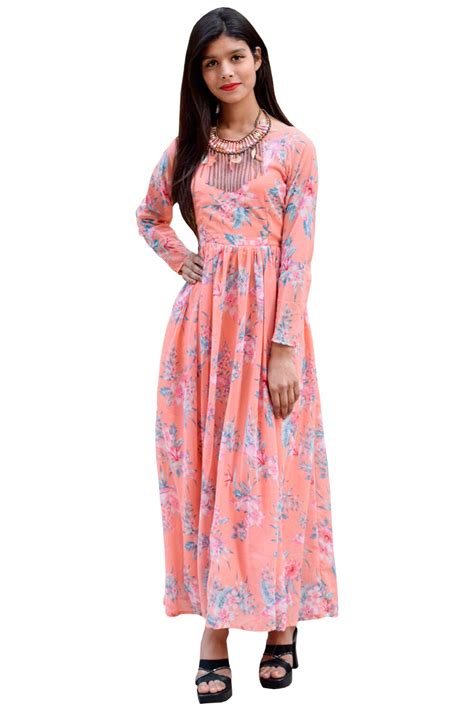 Buy Rajkumari Classic Maxi Dress For Women Online at Low Prices in ...