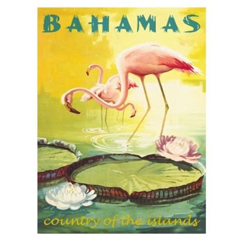 bahamas postcard | Vintage poster art